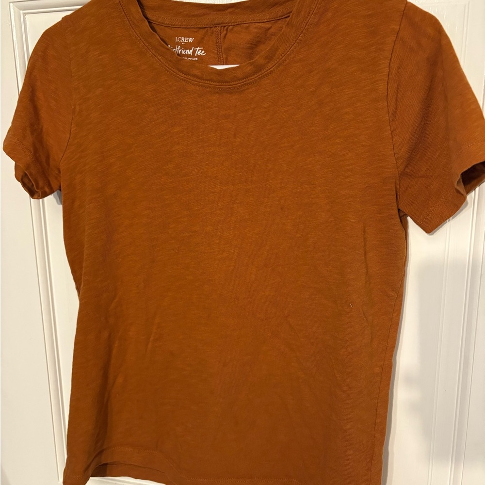 J. Crew Rust Short Sleeve Tee